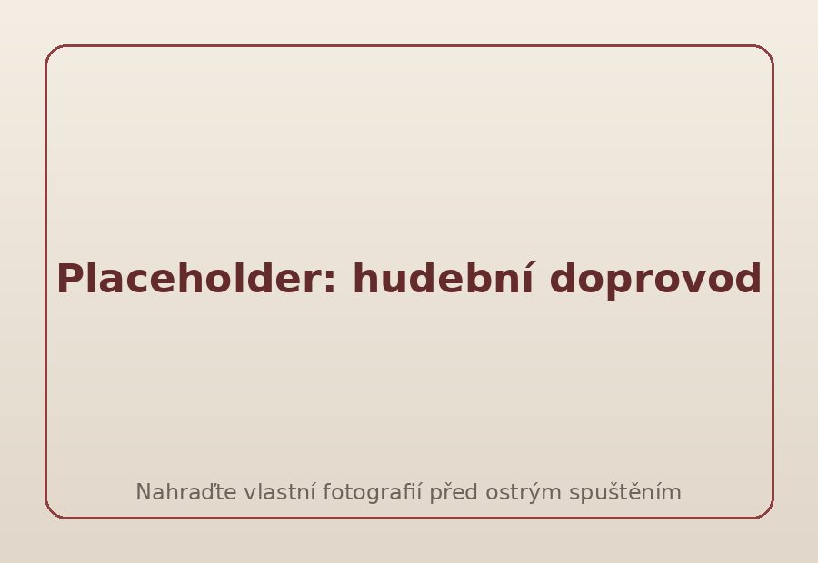 Placeholder fotografie: klavírní a pěvecký doprovod na slavnostní události