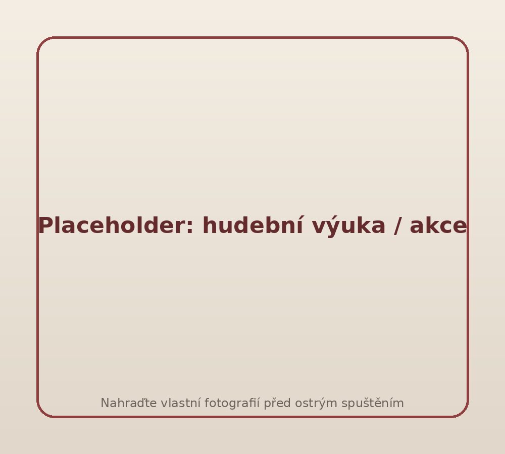 Placeholder fotografie pro stránku Výuka klavíru pro děti v Jablonci nad Nisou: hudební výuka, klavír, mikrofon nebo slavnostní doprovod podle tématu stránky